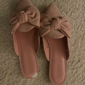 J. Crew Women's Blush Bow Mules